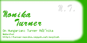 monika turner business card